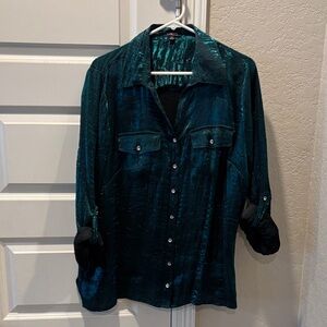 Elementz Teal Button Down Shirt